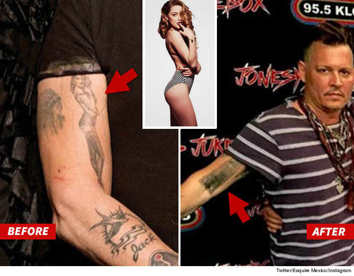 johnny depp arm tattoos 02