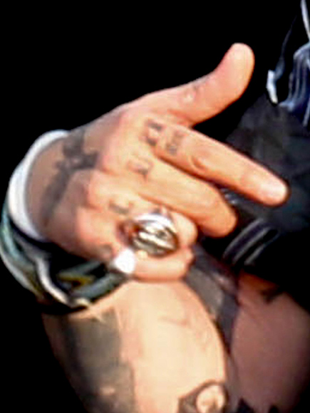 johnny depp tattoo hand