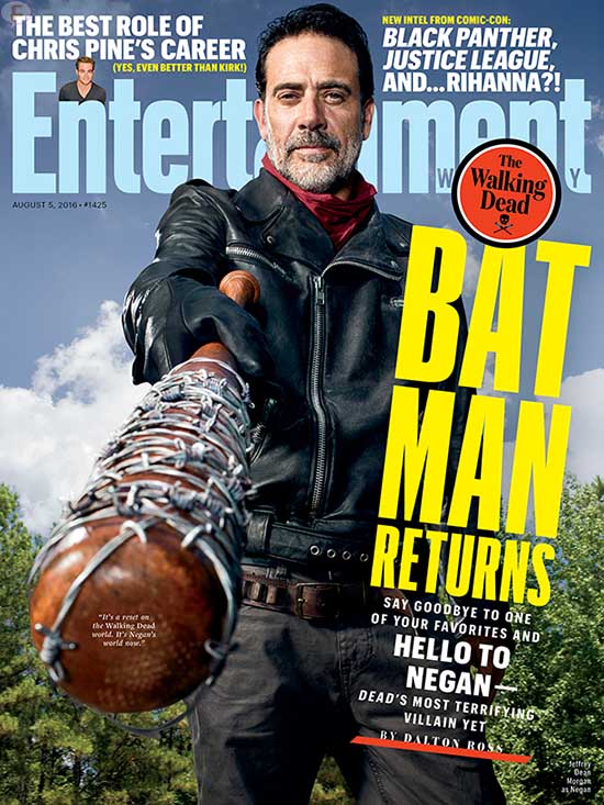 negan walking dead entertainment weekly