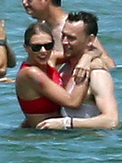 taylor swift tom loki beach