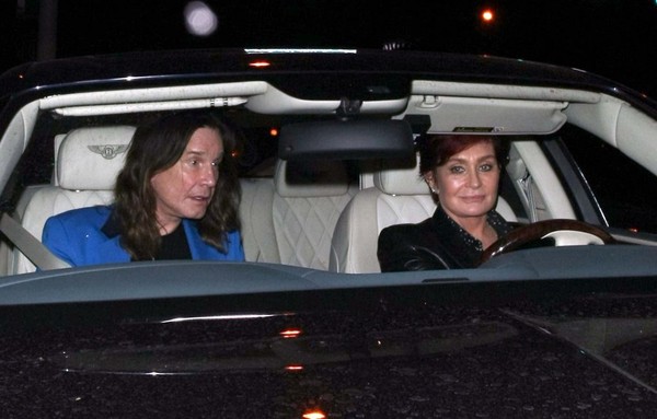 Ozzy Osbourne Sharon Osbourne Stars Enjoy Night