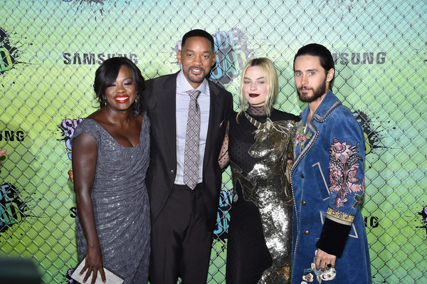 Viola Davis.Will Smith Margot Robbie Jared Leto SuicideSquadPremiere New York