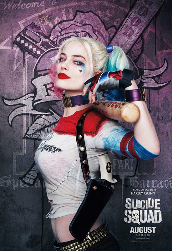 harley queen suicide squad poster