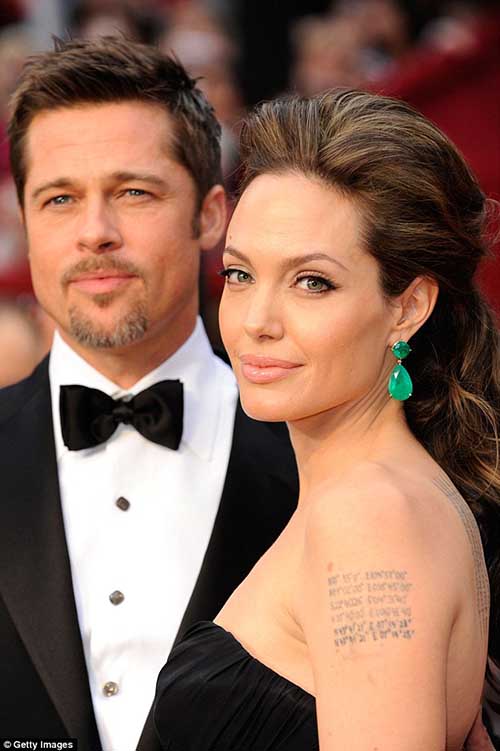 Angelina Jolie Brad red carpet