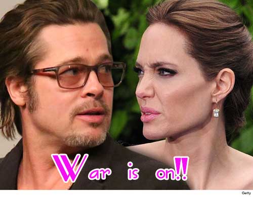 brad pitt angelina jolie war