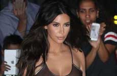 Kim Kardashian y su looks transparentes en NYC