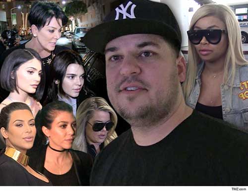 rob kardashian sisters blac chyna baby shower