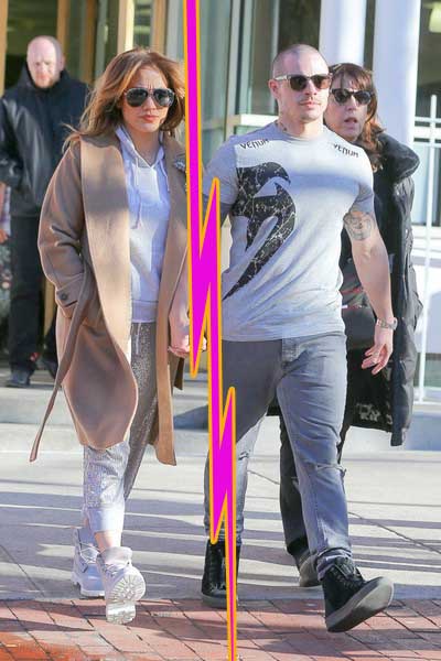 Jennifer Lopez Casper Smart west Village