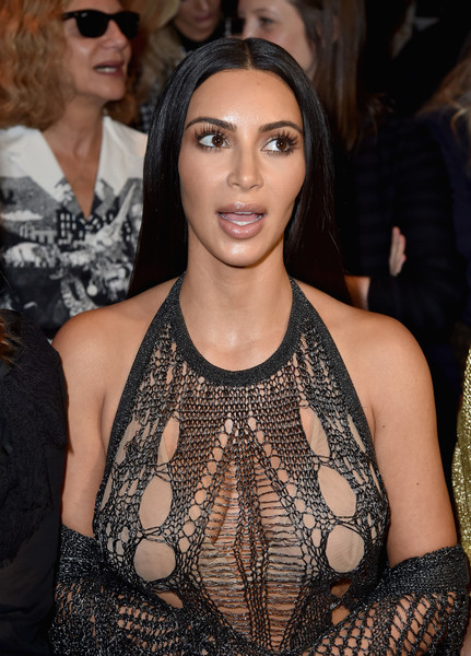 Kim Kardashian Balmain Front Row Paris