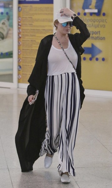 Lindsay Lohan Leaves Greece