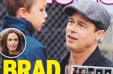 Brad Pitt se lleva a los niños [InTouch]
