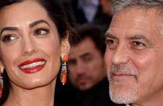 George Clooney y Amal celebraron 2do aniversario en casa