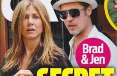 Brad Pitt y Jen Aniston: La reunión secreta! [OK!]