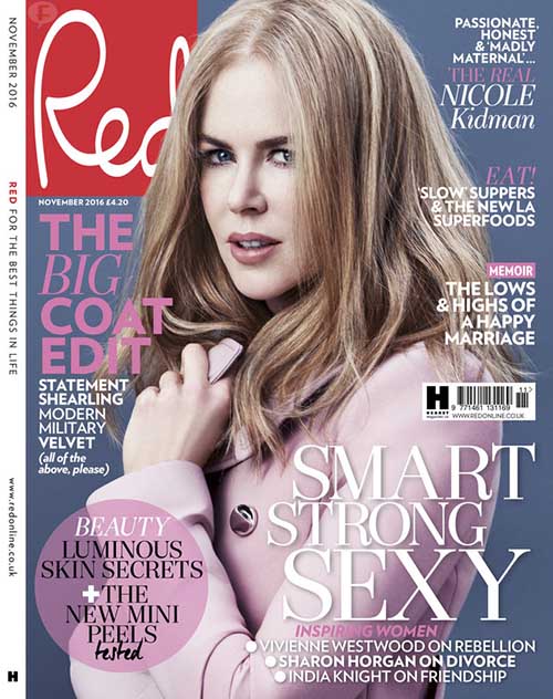 nicole kidman red magazine