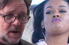 Russell Crowe saca a Azealia Banks de su cena!? WTF?