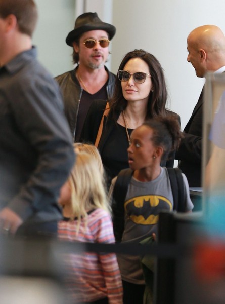 Angelina Jolie Brad Pitt Departing june 2015