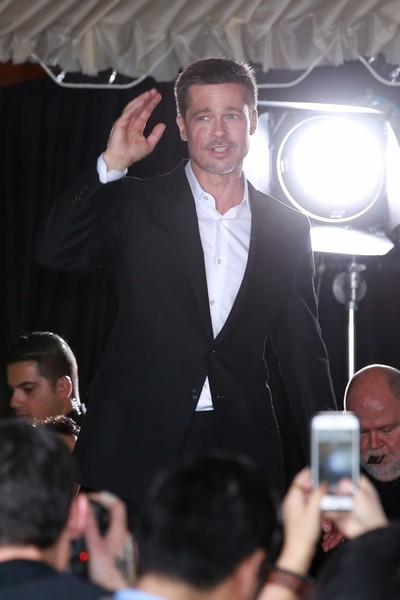 Brad Pitt Attends Allied event