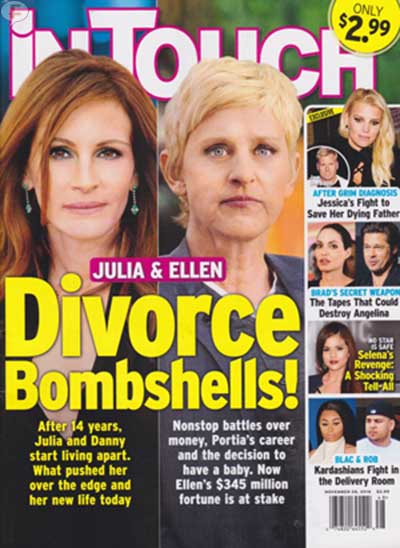 Julia Roberts y Ellen DeGeneres