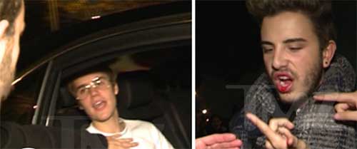 justin bieber golpea fan barcelona