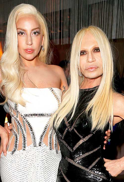 lady gaga donatella versace