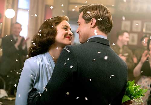 marion cotillard brad pitt allied