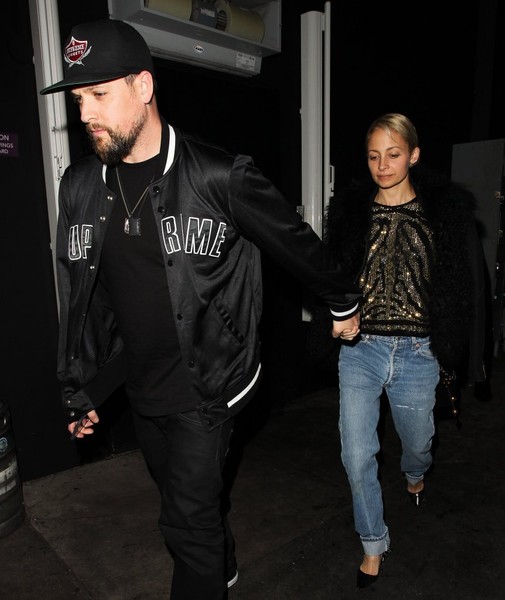 Nicole Richie Joel Madden Enjoy Night Out feb 2016