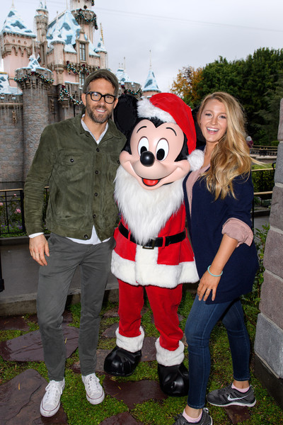 Ryan Reynolds Blake Lively Celebrate disney