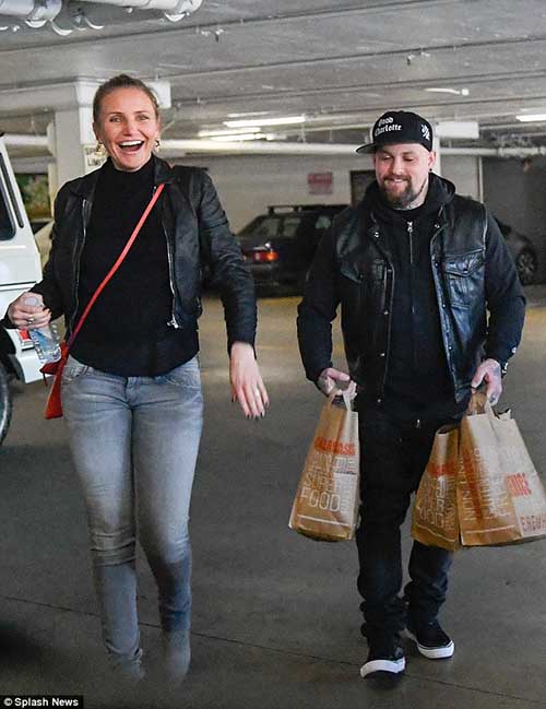 cameron diaz beni madden grocery shopping