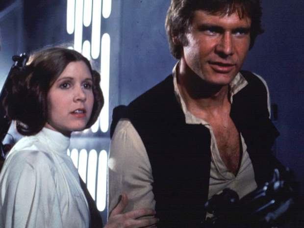 carrie fisher harrison ford star wars