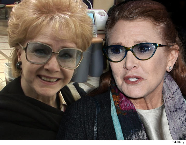 debbie reynolds carrie fisher tmz