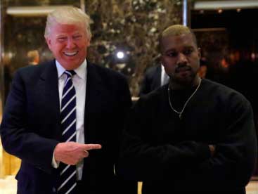 trump and kanye