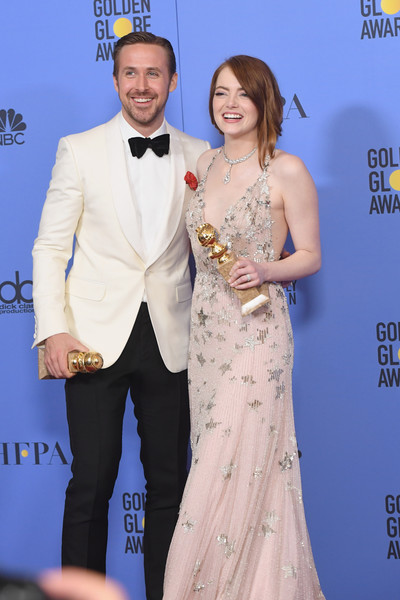 Ryan Gosling Emma Stone GoldenGlobes 2017