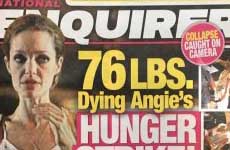 Angelina Jolie muriendo en Huelga de hambre! (Enquirer)