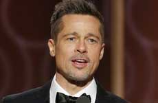 Brad Pitt evitó fiestas de Golden Globes