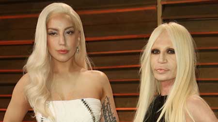 lady gaga donatella versace