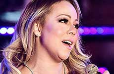 Mariah Carey hace el ridiculo en Año Nuevo