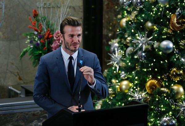 David Beckham Lights Empire