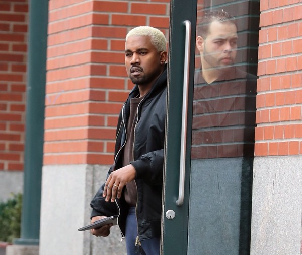 Kanye West In NYC ATDM