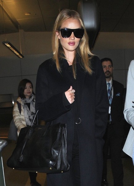 Rosie Huntington Whiteley airport