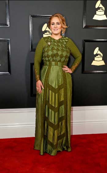 adele grammy red carpet