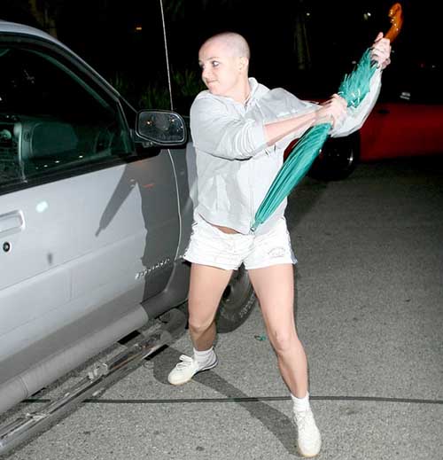 britney spears umbrella crisis attack 2007