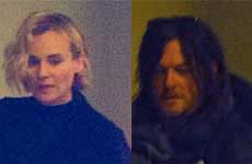 Diane Kruger y Norman Reedus juntos en New York!