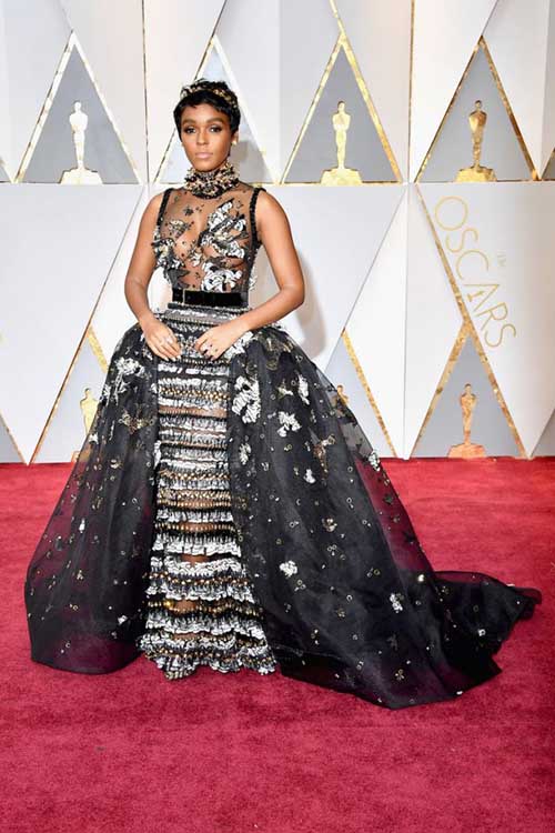 janelle monae red carpet oscars