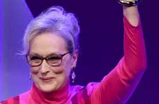 Meryl Streep rechazó vestido Lagerfeld porque no le pagan? FALSO!!