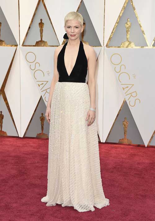 michelle williams red carpet oscars