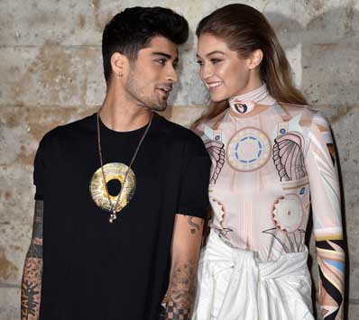 zayn gigi paris fashion week