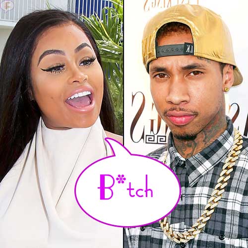 blac chyna tyga pelea snapchat