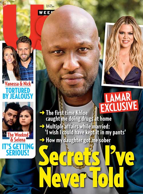 lamar odom revela secretos Us weekly