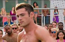 Trailer oficial de Baywatch (2017) Zac vestido de mujer LOL!