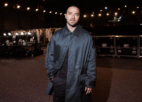 Jesse Williams Kenzo Front Row Paris Fashion